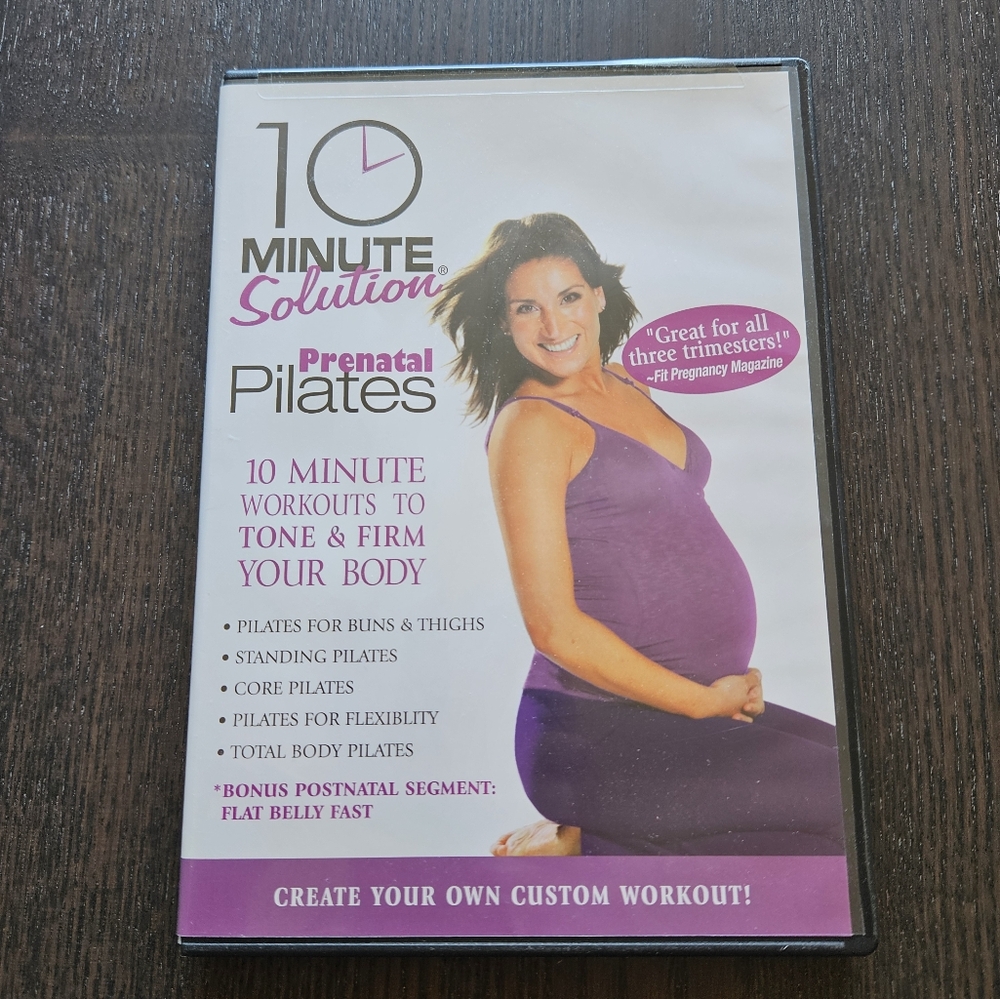 3 for $30: 10 min solutions Prenatal Pilates DVD